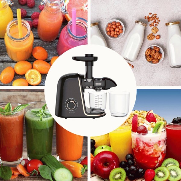 ПОВІЛЬНА СОКОВИЧИНКА 150 ВТ ДЛЯ ФРУКТІВ ТА ОВОЧІВ ХОЛОДНОГО ВІДЖИМУ KLAUSBERG KB-7867