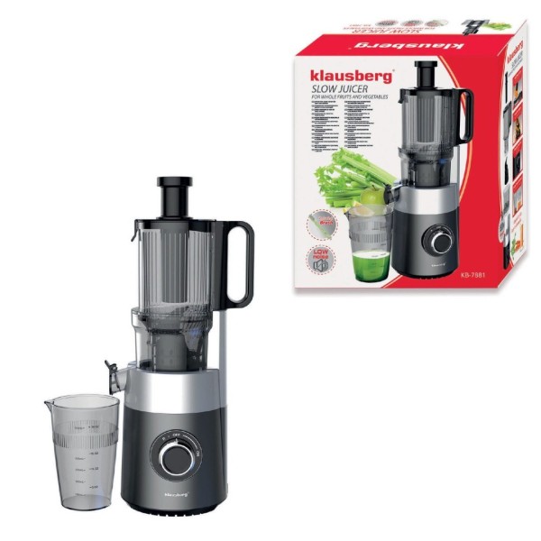 Sokowirówka wolnoobrotowa Klausberg KB-7881 (180 W)