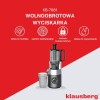 Sokowirówka wolnoobrotowa Klausberg KB-7881 (180 W)