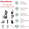 Sokowirówka wolnoobrotowa Klausberg KB-7881 (180 W)