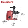 ПОВІЛЬНА СОКОВИЧИНКА 150 ВТ ДЛЯ ФРУКТІВ ТА ОВОЧІВ ХОЛОДНОГО ВІДЖИМУ KLAUSBERG KB-7870