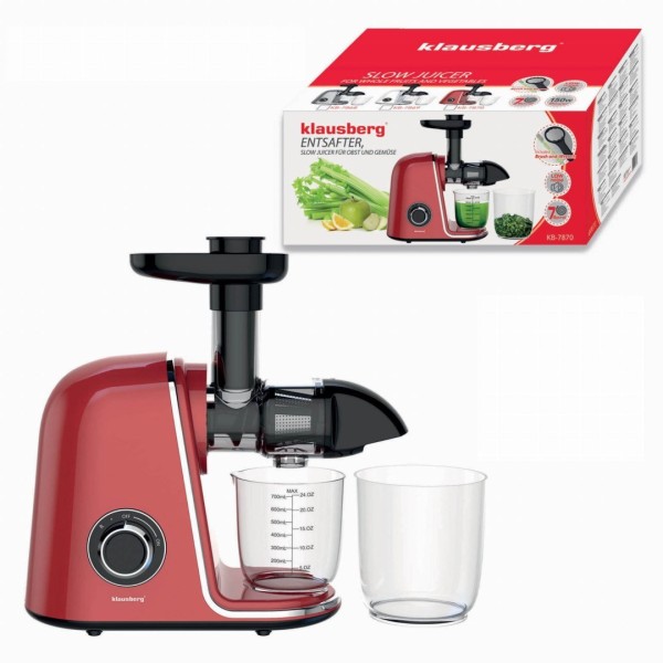 Sokowirówka wolnoobrotowa Klausberg KB-7870 (150 W)