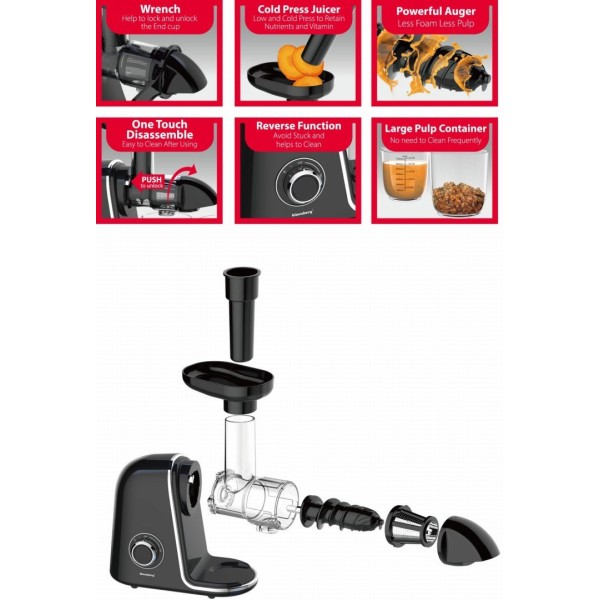 Sokowirówka wolnoobrotowa Klausberg KB-7866 (150 W)