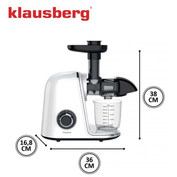 Wyciskarka wolnoobrotowa Klausberg KB-7869 (sokowirówka)