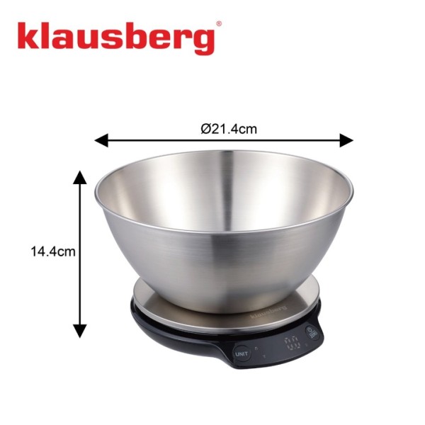Elektroniczna waga kuchenna Klausberg KB-7939 (do 5 kg)