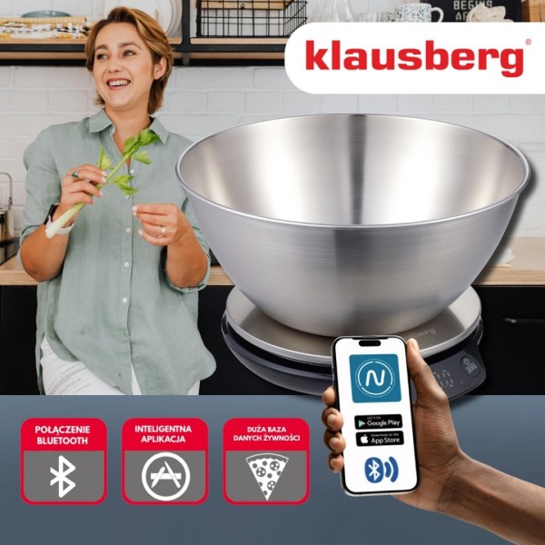 Elektroniczna waga kuchenna Klausberg KB-7939 (do 5 kg)