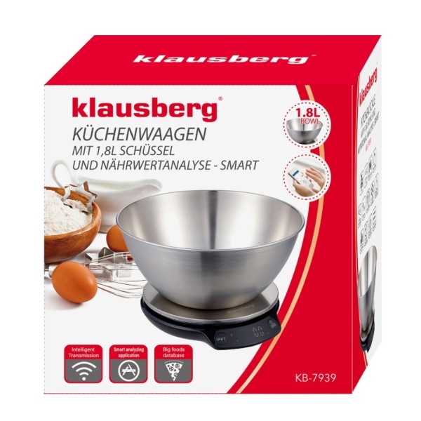 Elektroniczna waga kuchenna Klausberg KB-7939 (do 5 kg)
