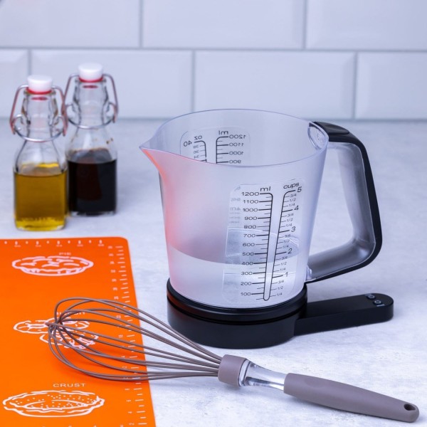 ЕЛЕКТРОННІ КУХОННІ ВАГИ З ГЛЕЧИКОМ 1200 МЛ / 1 Г / 5 КГ KINGHOFF KH-1829