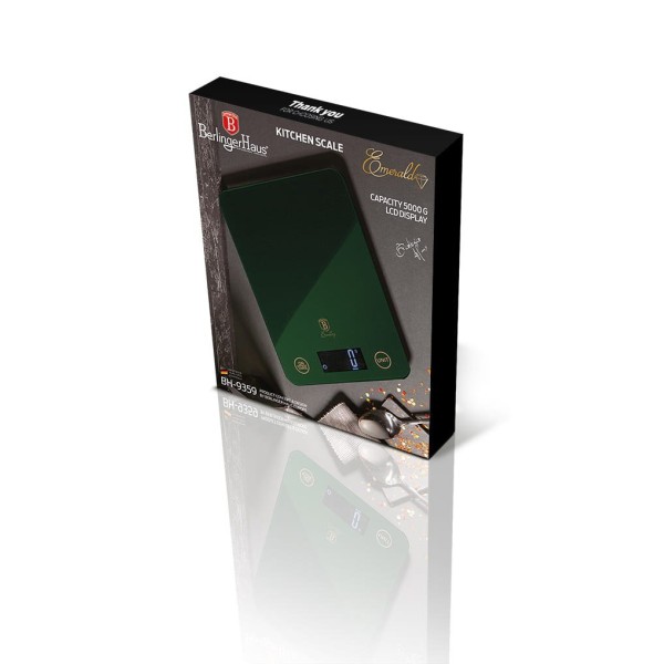 УЛЬТРАТОНКІ КУХОННІ ВАЗИ BERLINGER HAUS EMERALD BH-9359