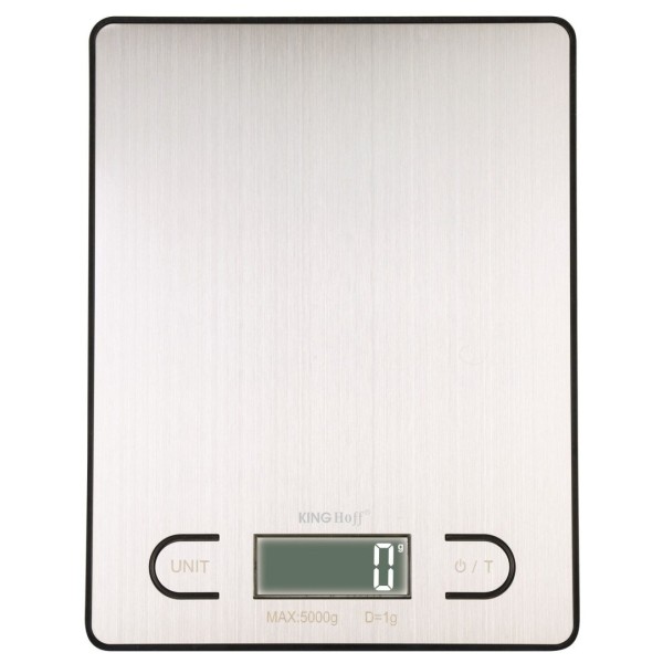 ЕЛЕКТРОННІ КУХОННІ ВАГИ 1 Г / 5 КГ KINGHOFF KH-1821