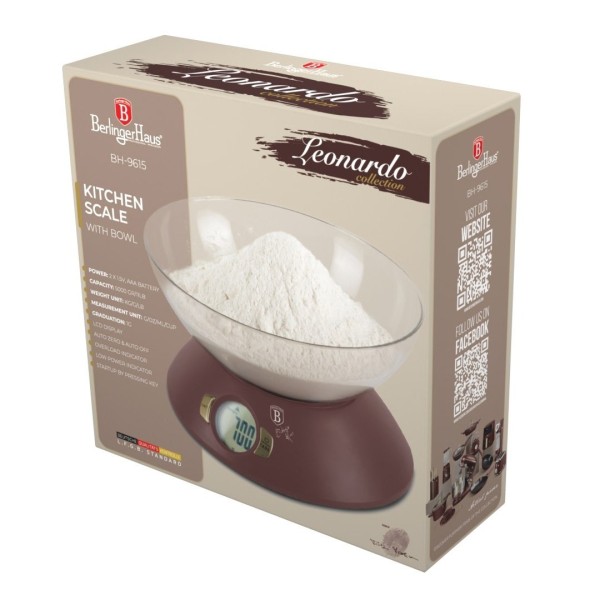 Elektroniczna waga kuchenna Berlinger haus BH-9615 (z misą)