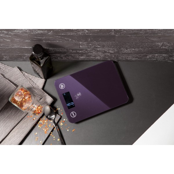 УЛЬТРАТОНКІ КУХОННІ ВАГИ BERLINGER HAUS PURPLE ECLIPSE BH-9364