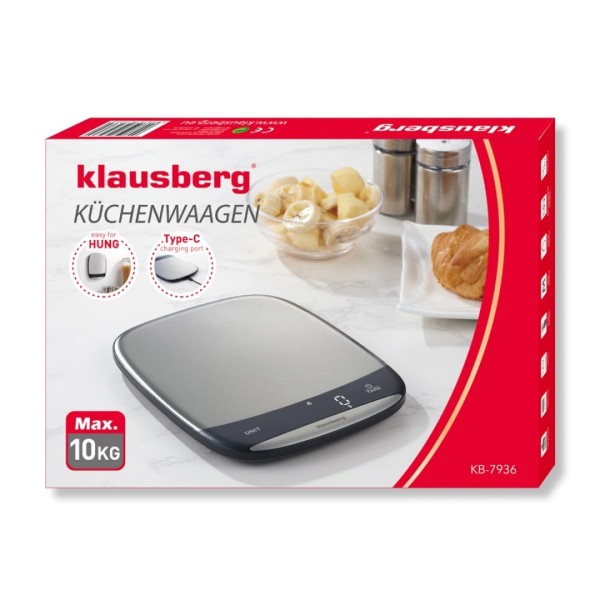 Elektroniczna waga kuchenna Klausberg KB-7936 (do 10 kg)