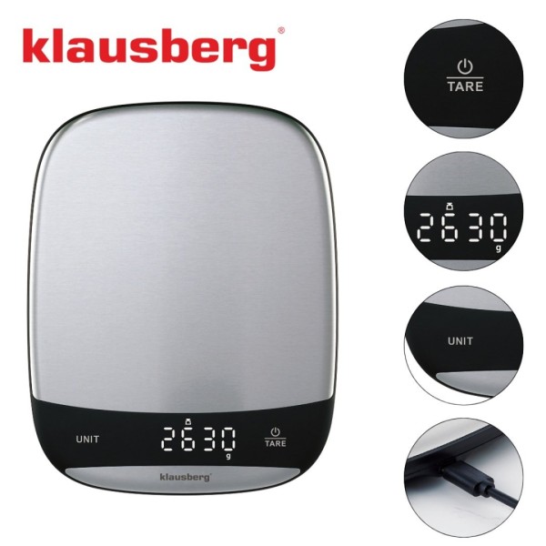 Elektroniczna waga kuchenna Klausberg KB-7936 (do 10 kg)