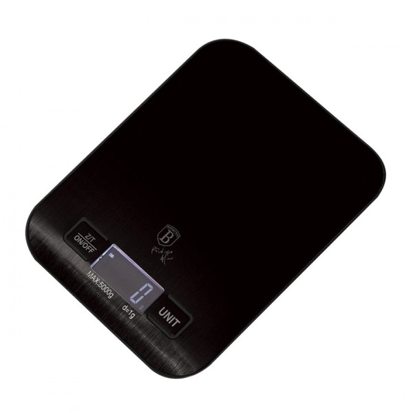 КУХОННІ ВАГИ BERLINGER HAUS BLACK SILVER BH-9425 НАДТОНКІ