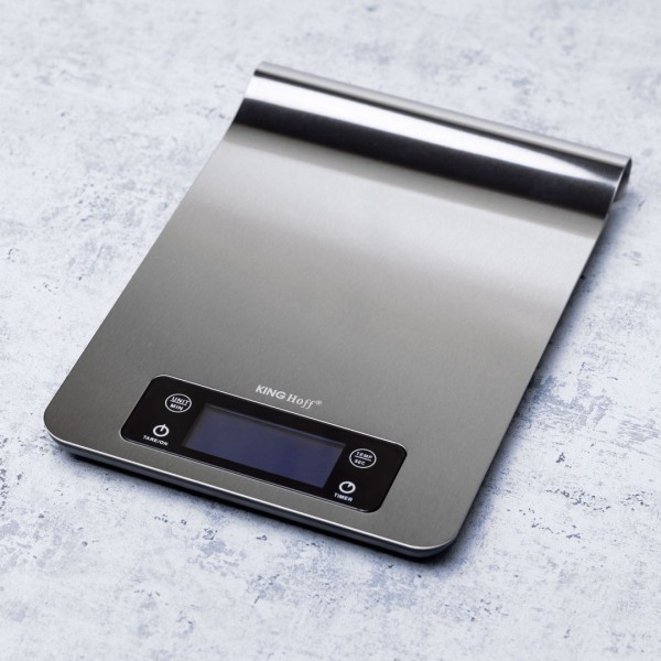 ЕЛЕКТРОННІ КУХОННІ ВАГИ 1 Г / 5 КГ НА РЕЙЦІ KINGHOFF KH-1836