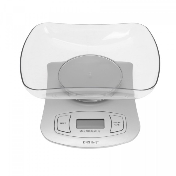 ЕЛЕКТРОННІ КУХОННІ ВАГИ 5кг/1г KiNGHOFF KH-6072