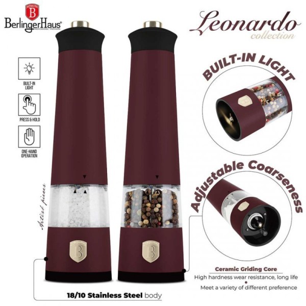 BERLINGER HAUS BH-9555 НАБІР ЕЛЕКТРИЧНИХ М'ЯСОМОКАБІЛОК LEONARDO