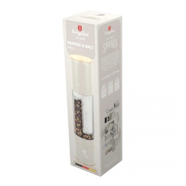 Młynek do pieprzu i soli Berlinger haus BH-8580 SAHARA (ceramiczny mechanizm)