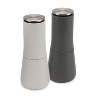 Набір з 2 млинків для спецій Milltop, червоний, сірий