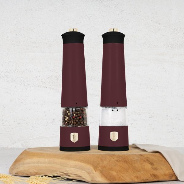 Електричні млинки для перцю та солі, 2 шт., BerlingerHaus Leonardo BH-9555