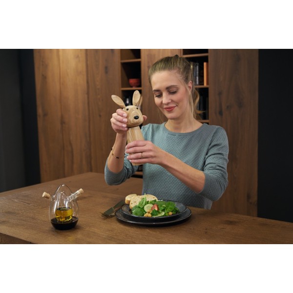 Młynek do przypraw Leonardo KRÓLIK CUCINA (drewniany)