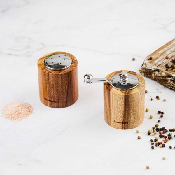 Młynek do pieprzu i solniczka Klausberg KB-7859 (akacjowy)