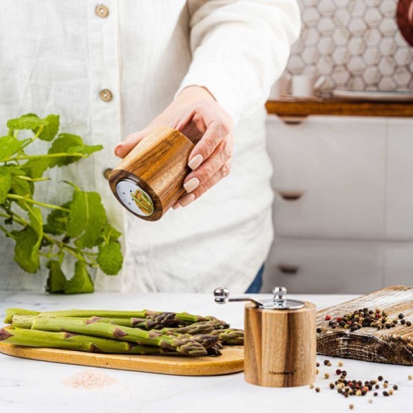 Młynek do pieprzu i solniczka Klausberg KB-7859 (akacjowy)