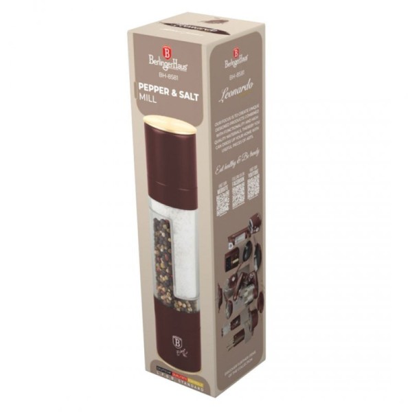Młynek do pieprzu i soli Berlinger haus BH-8581 LEONARDO (ręczny)
