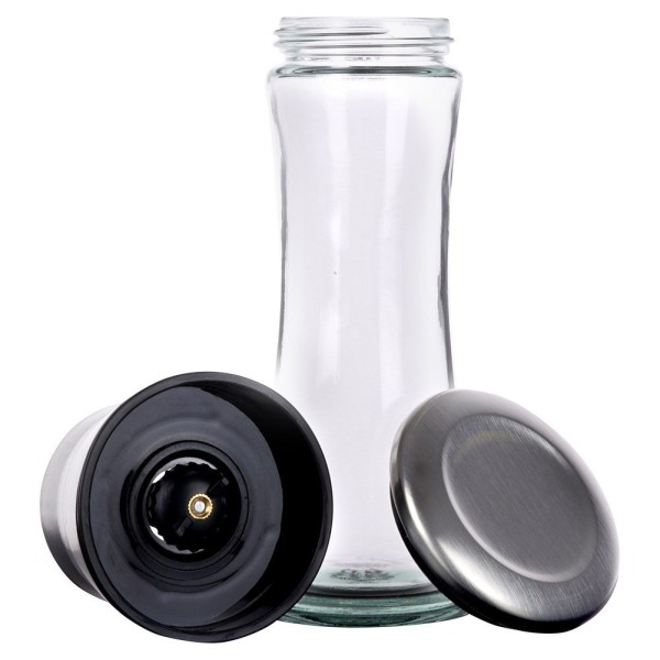 Ручна скляна млинка для перцю та солі 19 см EXCELLENT HOUSEWARE 259368