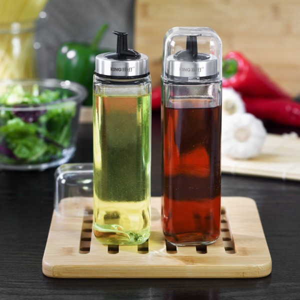 KINGHOFF KH-1645 Набір диспенсерів для рідкої олії та спецій 270 мл, 2 елементи