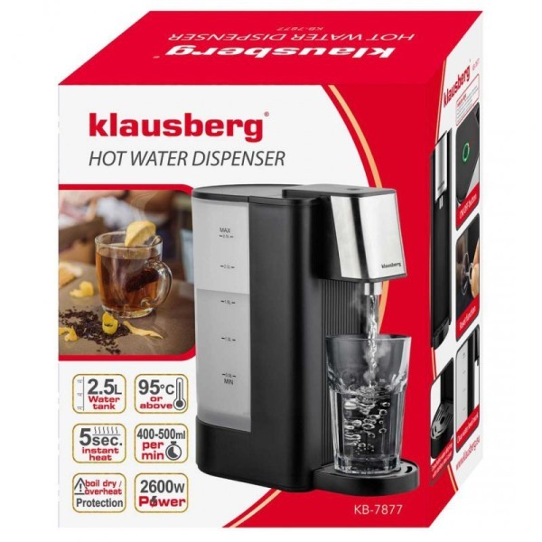 Dozownik gorącej wody Klausberg KB-7877 (2,5 l)