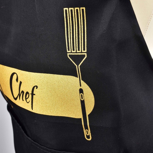 Fartuch kuchenny Cookini MATHILDE BLACK (h75x70cm)