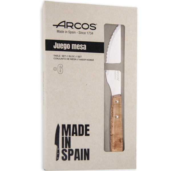 Nóż do steków Arcos FOREST (zestaw 6 szt.)