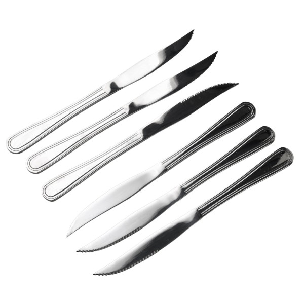 Набір із 6 ножів для стейків DHALIA DAISY 22,8 см з тисненням