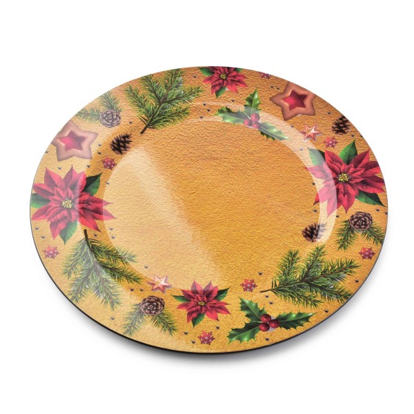 Декоративна тарілка BLANCHE FESTIVE 33x33x2 см