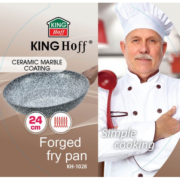 Patelnia tradycyjna Kinghoff KH-1028 (24 cm)
