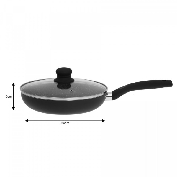 Patelnia tradycyjna Kinghoff KH-3957 (24 cm)