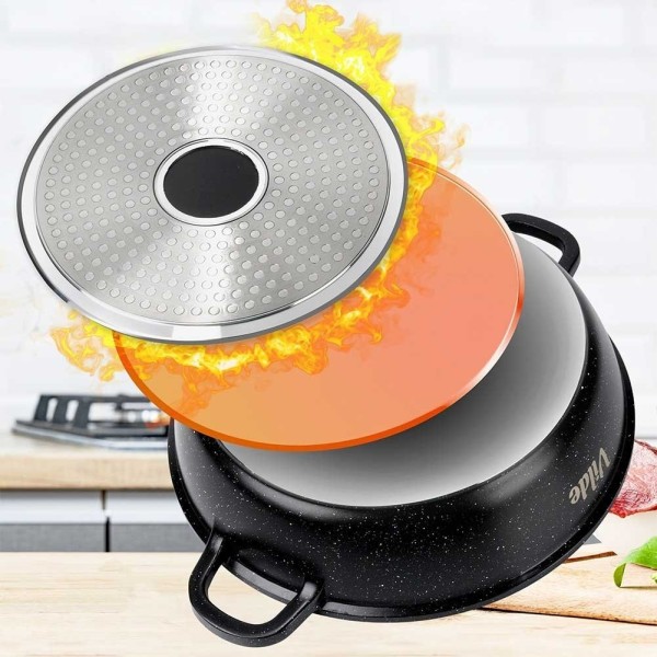 Patelnia granitowa VILDE 199107 (24 cm)