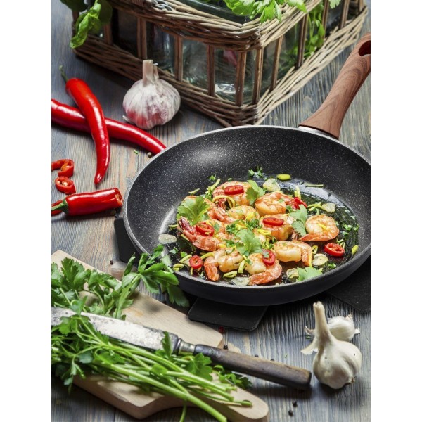 Гранітна сковорода 20 см BERLINGER HAUS EBONY ROSEWOOD BH-1712