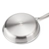 СТАЛЕВА СКОВОРОДА 28 см ЗІ СТІЛЬНИКОВИМ ПОКРИТТЯМ E-7549