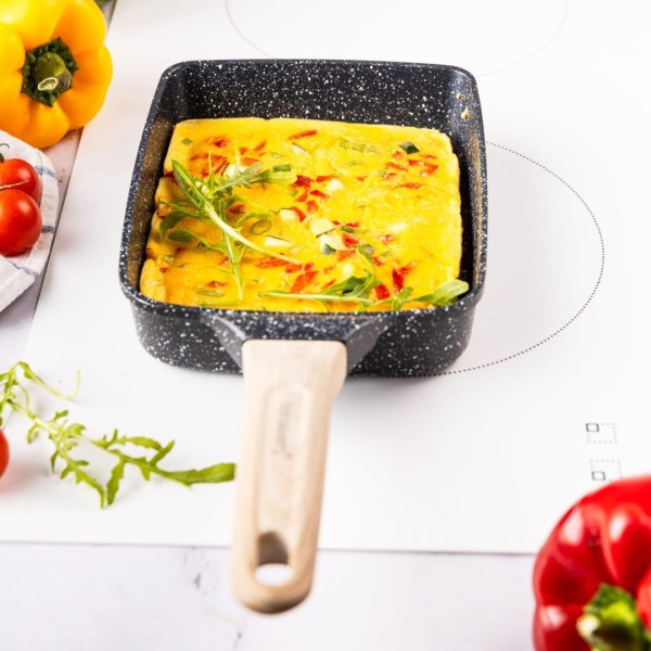 Patelnia prostokątna głęboka Klausberg KB-7813 (marmurkowa)