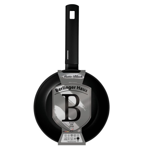 Сковорода 20 см BerlingerHaus Matte Black Collection BH-8169