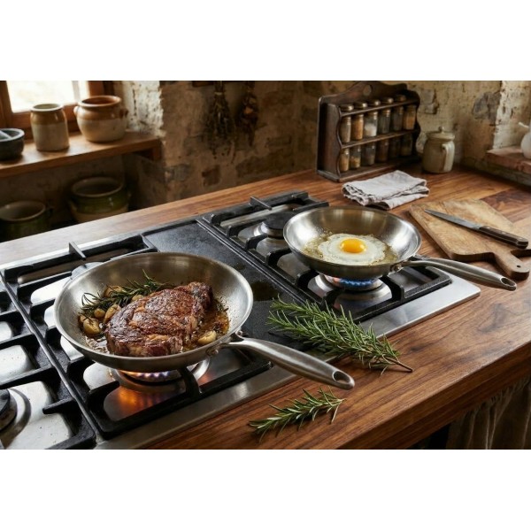 Patelnia tradycyjna Allesken RESTA (28 cm z rantem)