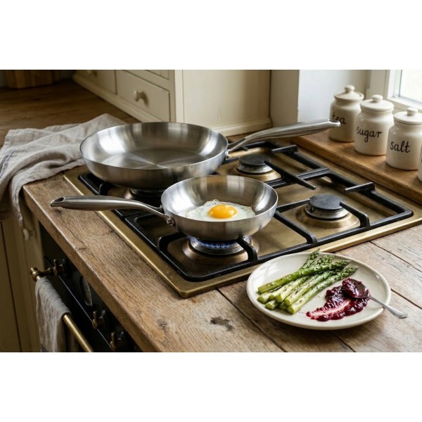 Patelnia stalowa Allesken RESISTIA (28 cm)