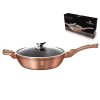 Гранітна сковорода 28 см BERLINGER HAUS METALLIC LINE ROSEGOLD BH-1518-N