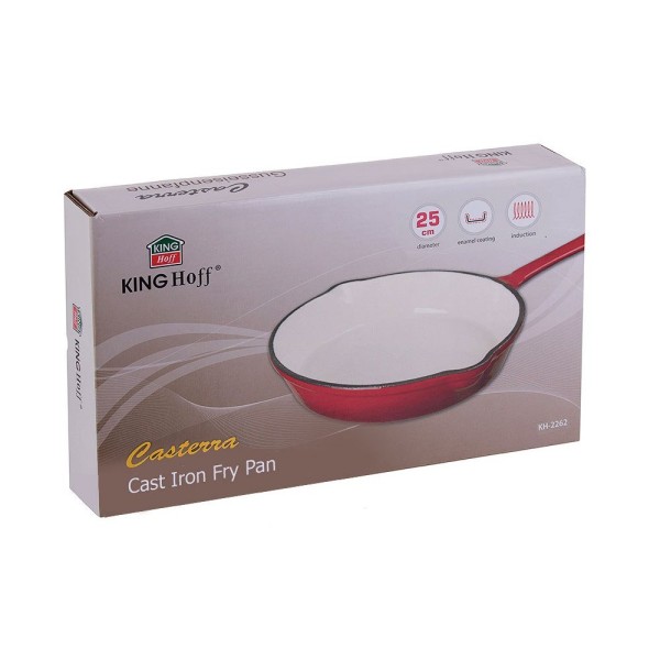 Patelnia żeliwna emaliowana Kinghoff KH-2262 (25 cm)
