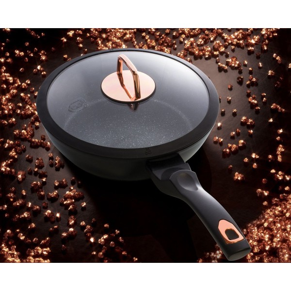 Гранітна сковорода 24 см BERLINGER HAUS BLACK ROSE BH-1643-N