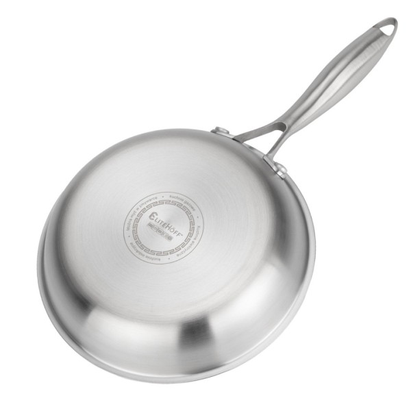 СТАЛЕВА СКОВОРОДА 20 СМ ЗІ СТІЛЬНИКОВИМ ПОКРИТТЯМ E-7545