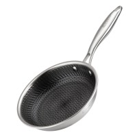 СТАЛЕВА СКОВОРОДА 20 СМ ЗІ СТІЛЬНИКОВИМ ПОКРИТТЯМ E-7545